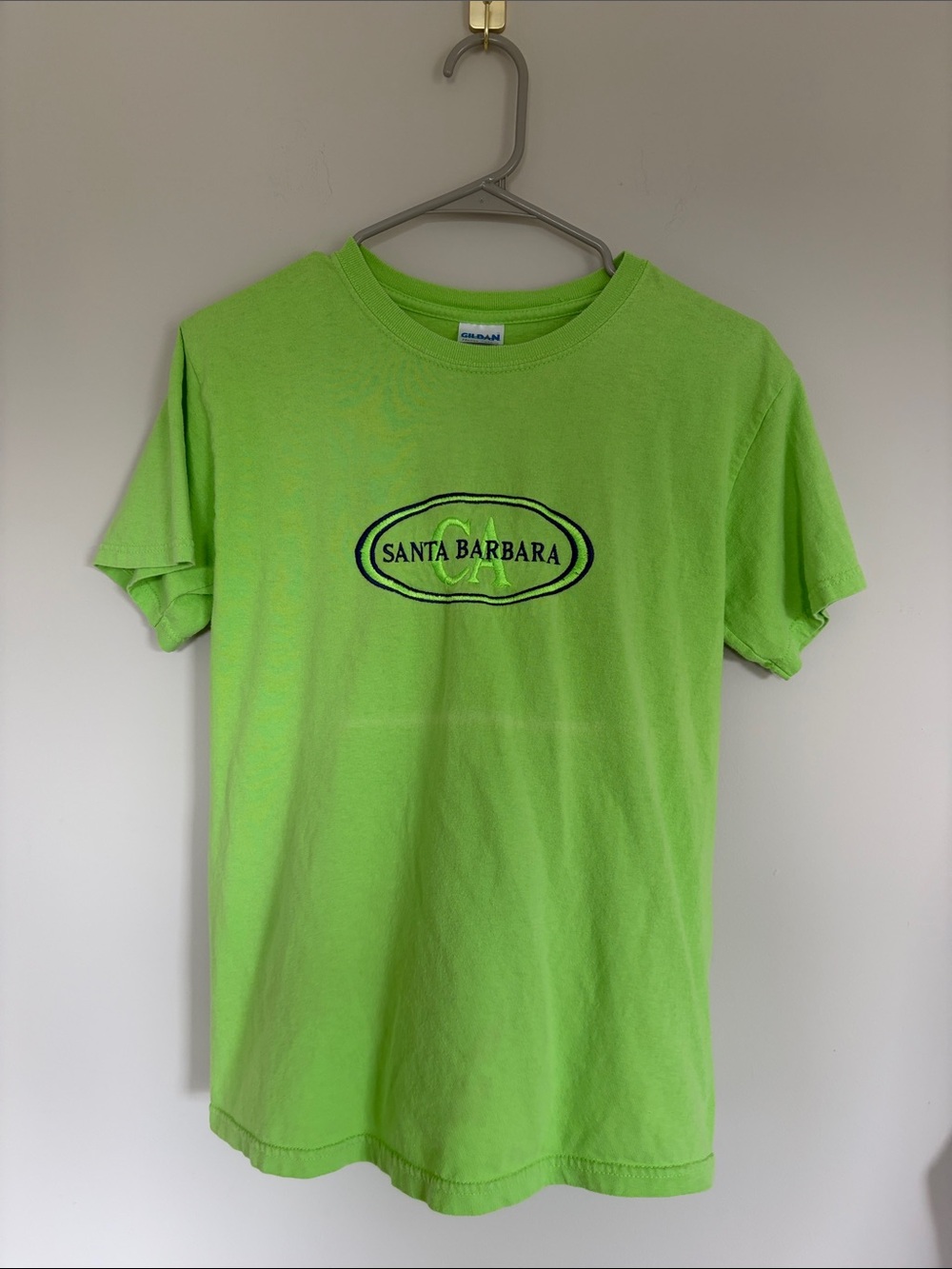 Vintage Embroidered Graphic Crew T-Shirt